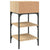 Bedside Table Sonoma Oak 35x34.5x70 cm Engineered Wood