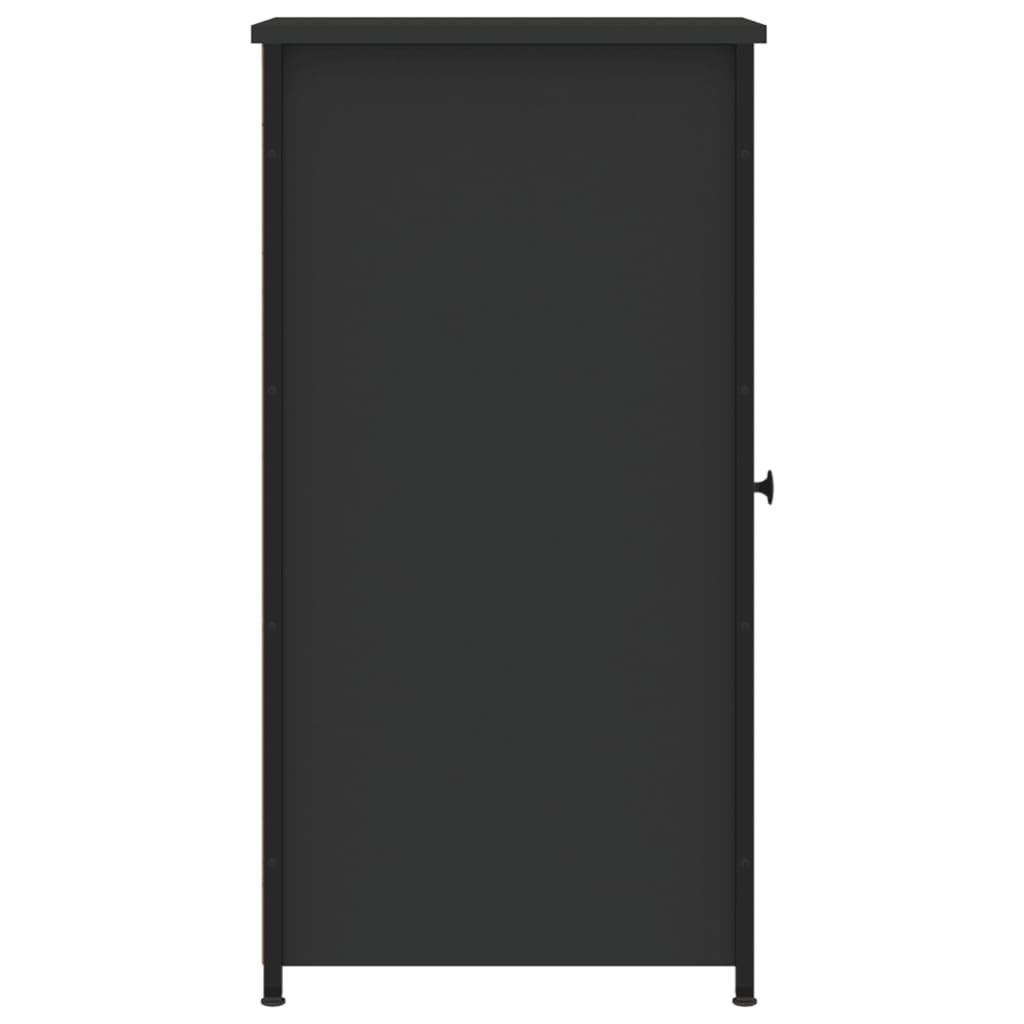 Bedside Cabinets 2 pcs Black 32x42x80 cm Engineered Wood