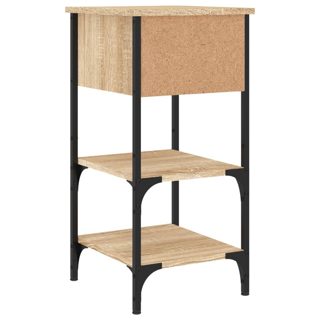 Bedside Cabinet Sonoma Oak 34x36x70 cm Engineered Wood
