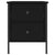 Bedside Cabinet Black 40x42x50 cm Engineered Wood