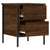 Bedside Cabinet Brown Oak 40x42x50 cm Engineered Wood