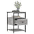 Bedside Cabinet Grey Sonoma 40x42x56 cm Engineered Wood