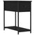 Bedside Cabinets 2 pcs Black 30x60x60 cm Engineered Wood
