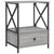 Bedside Table Grey Sonoma 50x41x65 cm Engineered Wood