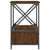 Bedside Table Brown Oak 50x41x65 cm Engineered Wood