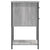 Bedside Cabinet Grey Sonoma 32x42x70 cm Engineered Wood