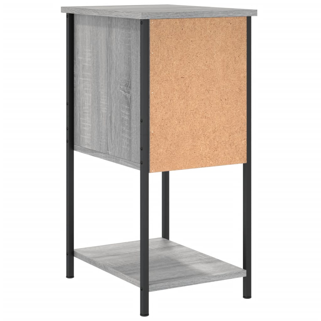 Bedside Cabinet Grey Sonoma 32x42x70 cm Engineered Wood