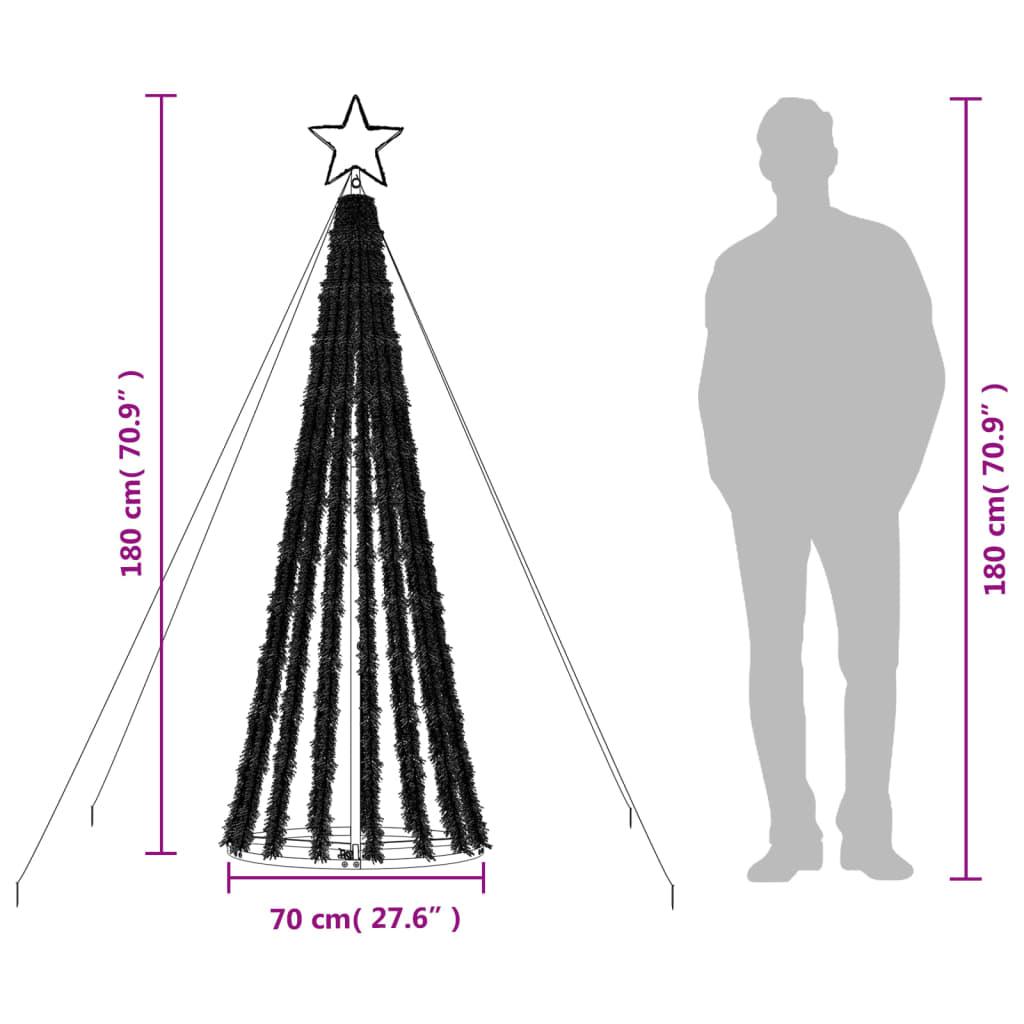 LED Christmas Tree 275 LEDs Cold White 180 cm