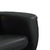 Massage Recliner Chair with Footstool Black Faux Leather