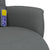 Massage Recliner Chair with Footrest Dark Grey Fabric