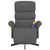 Massage Recliner Chair with Footrest Dark Grey Fabric