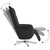 Massage Recliner Chair with Footrest Black Faux Leather