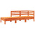 Garden Sofa with Cushions and Footstool 3-Seater