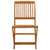 5 Pieces Garden Dining Set Solid Wood Acacia