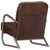 Sofa Chair Brown Real Leather