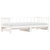Day Bed with Trundle without Mattress White 90x190 cm Solid Wood