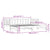 Day Bed with Trundle without Mattress White 90x190 cm Solid Wood