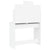 Dressing Table with Mirror White 96x39x142 cm