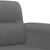 3-Seater Sofa Dark Grey 180 cm Microfibre Fabric