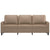 3-Seater Sofa Cappuccino 180 cm Faux Leather