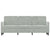 3-Seater Sofa Light Grey 180 cm Velvet