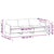 3-Seater Sofa Light Grey 180 cm Velvet