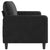 3-Seater Sofa Black 180 cm Velvet