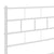 Metal Bed Frame without Mattress with Headboard White 90x190 cm