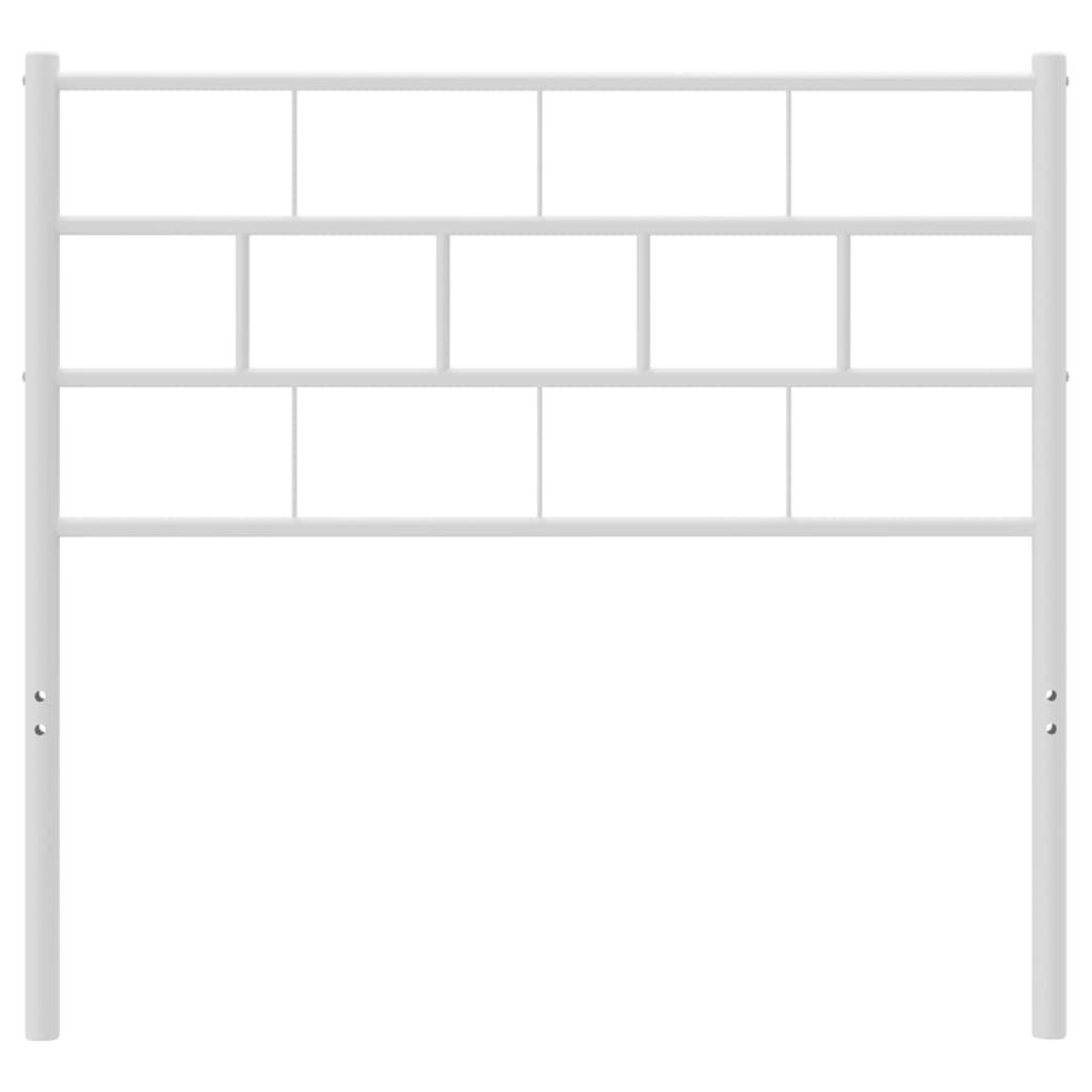 Metal Replace Headboard White 107 cm