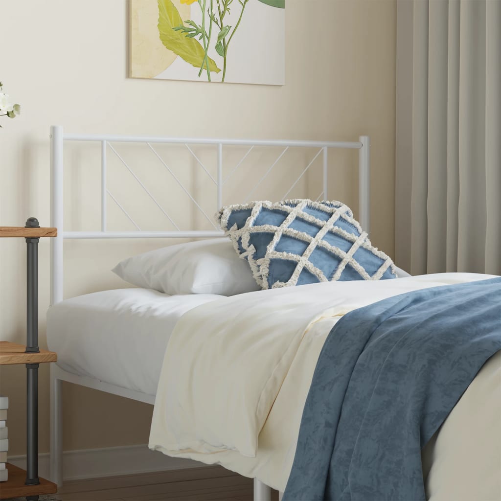 Metal Replace Headboard White 90 cm