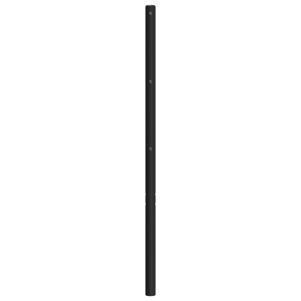 Metal Replace Headboard Black 107 cm