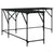 Desk Black 149x149x75 cm Engineered Wood