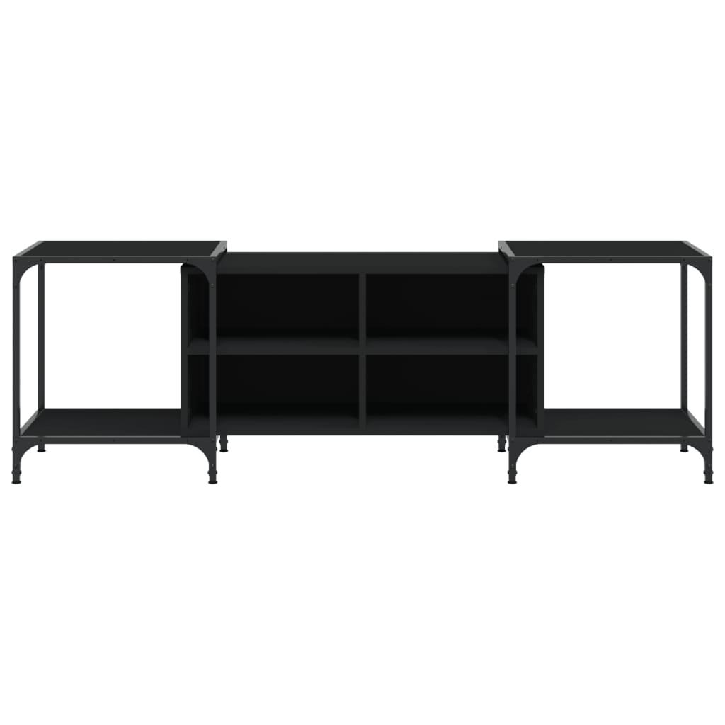 TV Cabinet Black 153x37x50 cm Engineered Wood