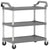 3-Tier Trolley Grey 99x50x96 cm Aluminium