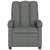 Massage Recliner Chair Dark Grey Fabric