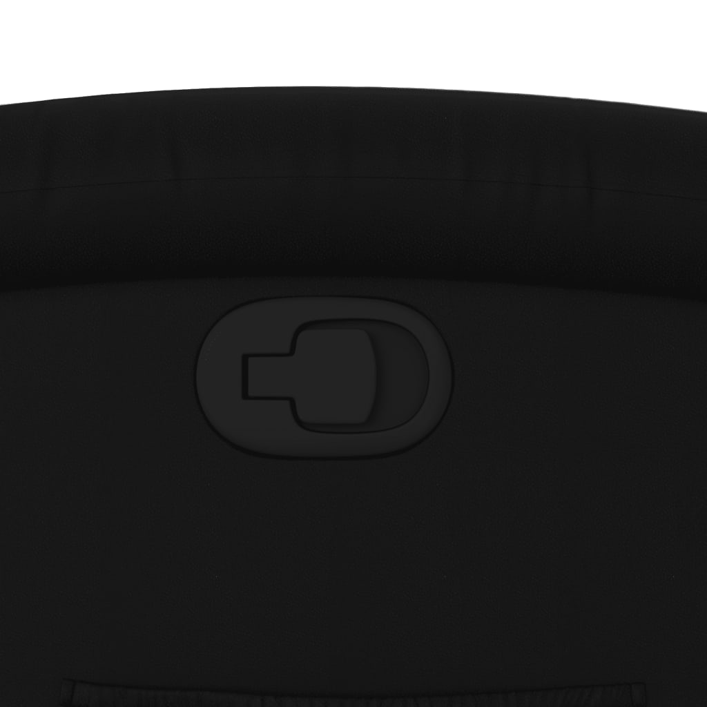 Recliner Chair Black Faux Leather