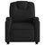 Massage Recliner Chair Black Fabric