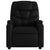 Massage Recliner Chair Black Faux Leather