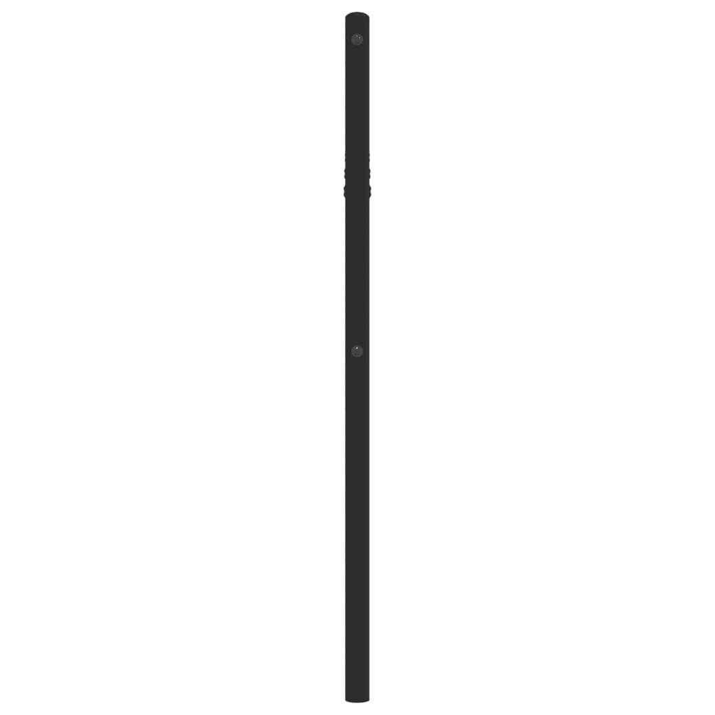 Metal Replace Headboard Black 107 cm
