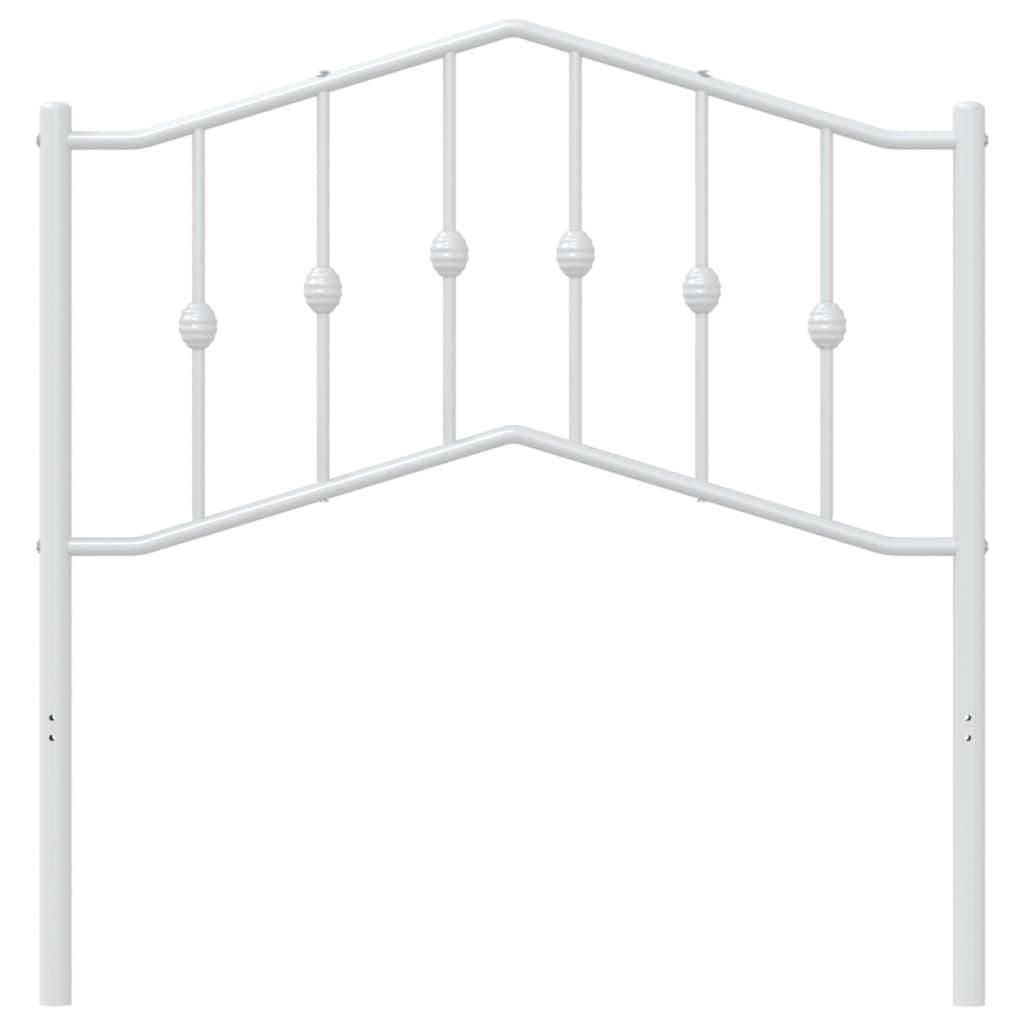 Metal Replace Headboard White 90 cm
