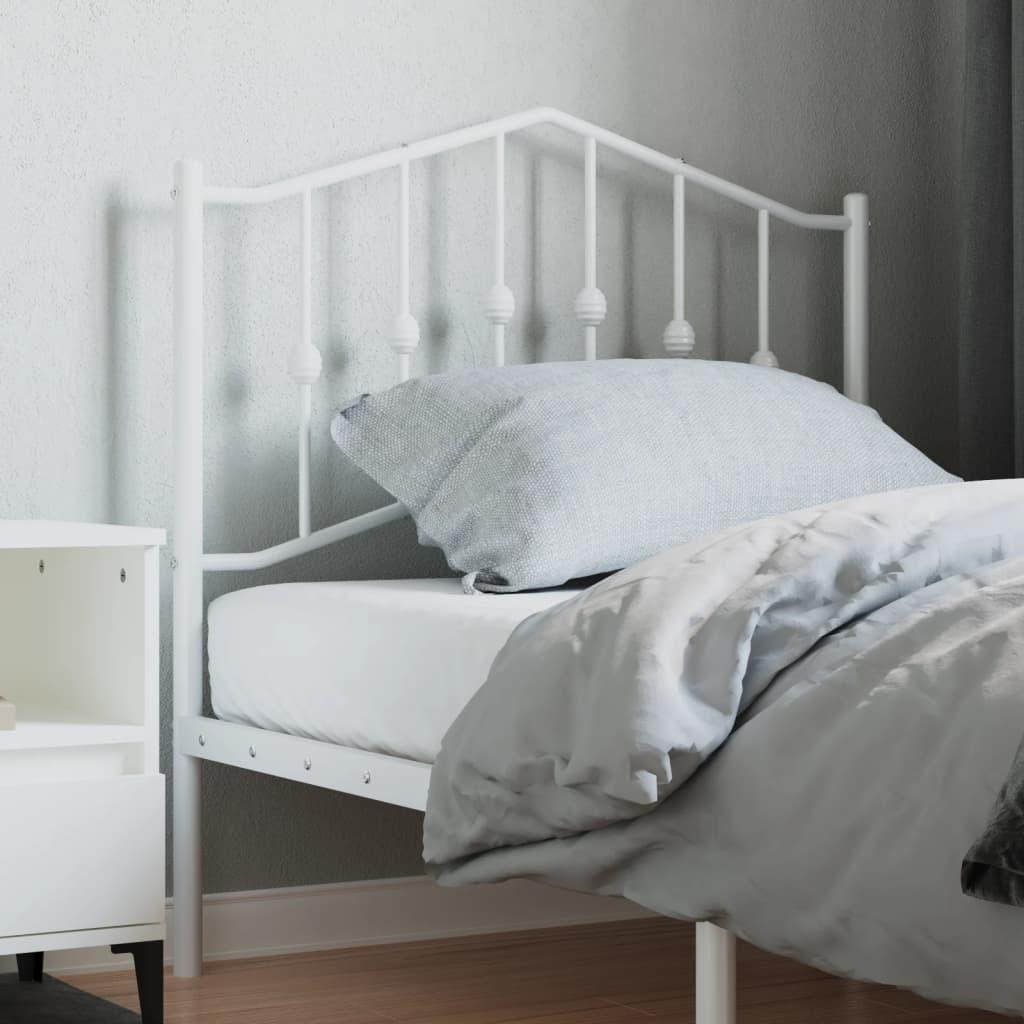 Metal Replace Headboard White 90 cm