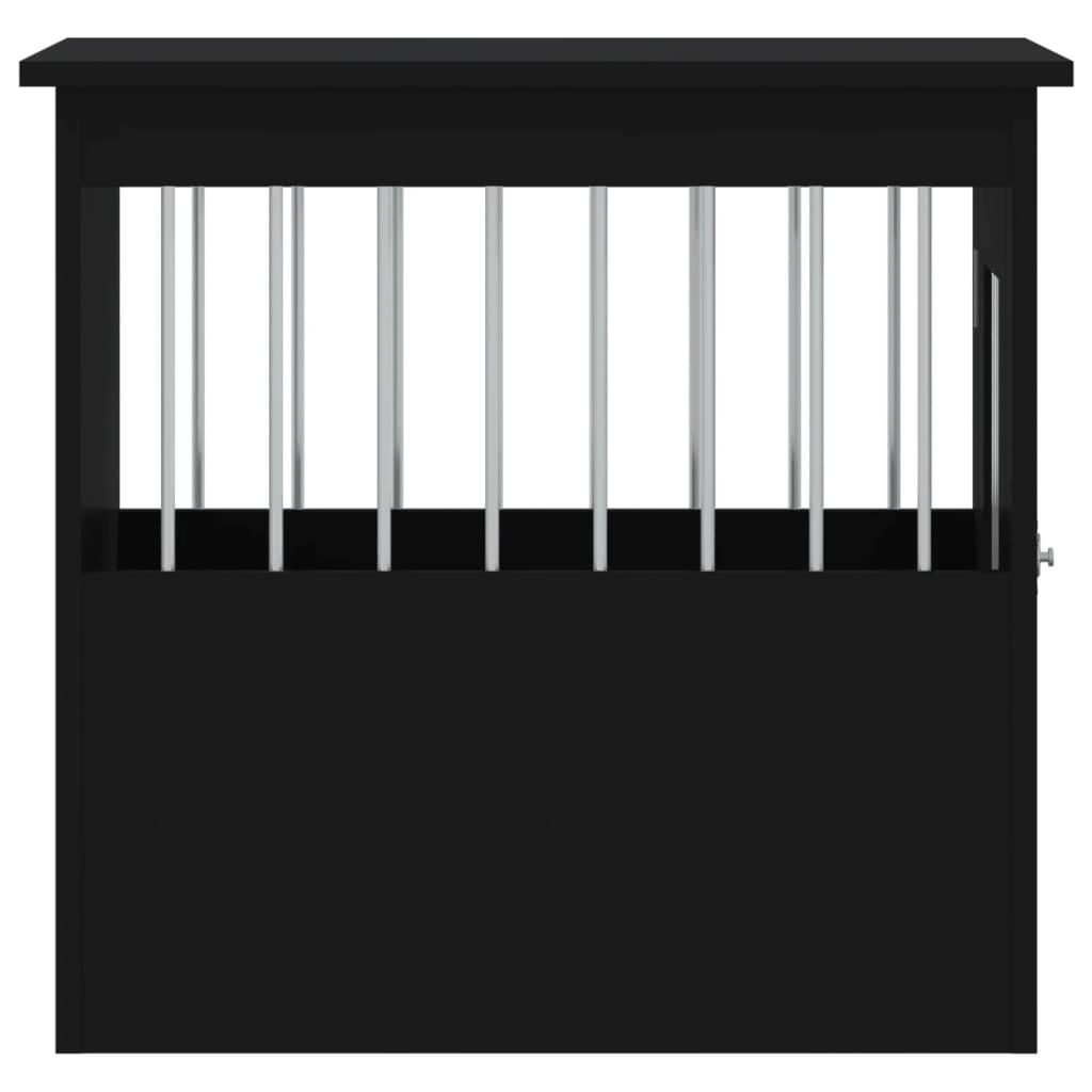 Dog Crate Furniture Black 45x62x59 cm Engineered Wood