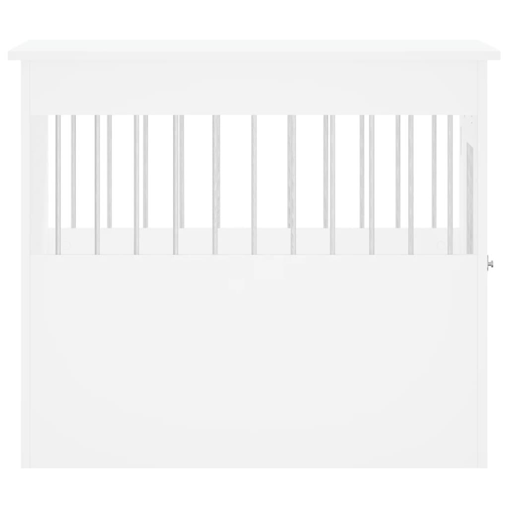 Dog Crate Furniture White 55x80x68 cm Engineered Wood