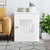 Dog Crate Furniture White 64.5x80x71 cm Engineered Wood