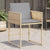 Garden Chairs with Cushions 4 pcs Mix Beige Poly Rattan