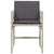 Garden Chairs with Cushions 4 pcs Light Grey Poly Rattan