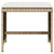 Garden Stools with Cushions 4 pcs Beige 41x41x36 cm Poly Rattan