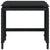 Garden Stools with Cushions 4 pcs Black 41x41x36 cm Poly Rattan