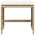 Garden Stools with Cushions 4 pcs Beige 41x41x36 cm Poly Rattan