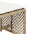 Garden Stools with Cushions 4 pcs Beige 41x41x36 cm Poly Rattan